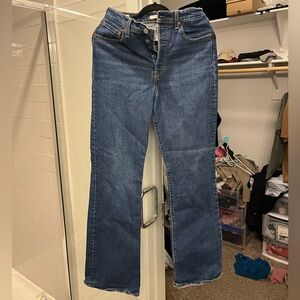 Levi’s ribcage boot jeans